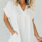 ⏰Hot Sale 49% OFF🍉Raw Edge Gauze Top
