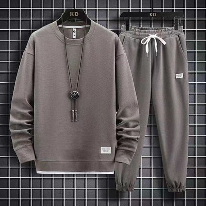 MEN'S PURE COTTON LEISURE SWEATSHIRT SET