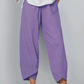 ⏳Time-Limited Special⏰Vintage Asymmetrical Elastic Waist Pockets Pants