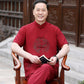 Middle-age Men's Ice silk Short-sleeve 2-piece Tang suit