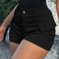 Women's High-Waisted Cargo Shorts