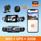 Driving Safety✨4-Channel FHD Dash Cam with Ultra-Wide Angle