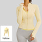 New Stand-Up Neck Covering Yoga Coat for Women
