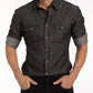 The Denim Western Zip Shirt