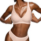 💜 LAST DAY PROMOTION - 30%OFF💜Womens Comfortable Wireless Bras Push Up Bralettes Seamless Tshirts Bras Deep V Everyday Bras