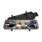 Rückspiegel-Dashcam 10 Zoll 1080P - Duale Kameras, Nachtsicht & 24/7-Parkmöberwachung | Loop-Aufnahme, G-Sensor, Inkl. 64GB