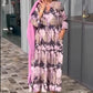 Plus Size Ruffles Boho Beach Tunic Dresses