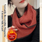 Happy Cotton Scarf" Versatile Double-Sided Magnetic Clasp Silk Scarf