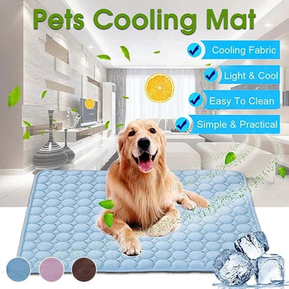 🐶🐱Summer pet cooling mat with non-toxic self-cooling gel