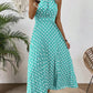 👗 LIMITED-TIME 50% OFF! ✨ Polka Dot Halter Neck Dress – Flowy, Flattering, Retro-Chic 🌼