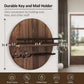 Wall Mount Key Holder with Shelf & Hooks