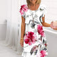 💃SUMMER HOT SALE 49% OFF🎁Multi-plant Floral Print Cascade Dress