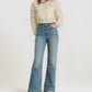 🔥Last 24 Hours Sale 75% OFF⏰👖Tummy Control Sailor Wide Leg Trousers
