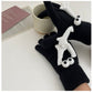 Hand holding gloves warm winter magnetic gloves