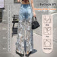 Exquisite handcrafted lace jeans