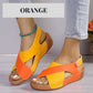💥Clearance Sale-60% Off 🏆Women's Ultra Comfortable Slope Heel Orthopaedic Sandals