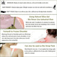 Natural silicone -Transparent non-slip shoulder pads