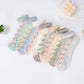 Summer Floral Breathable Socks ( 7 pairs )