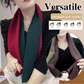 Happy Cotton Scarf" Versatile Double-Sided Magnetic Clasp Silk Scarf