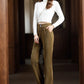🌸NEW HOT SALE🔥Women‘s High Waist Wide Leg Corduroy Pants
