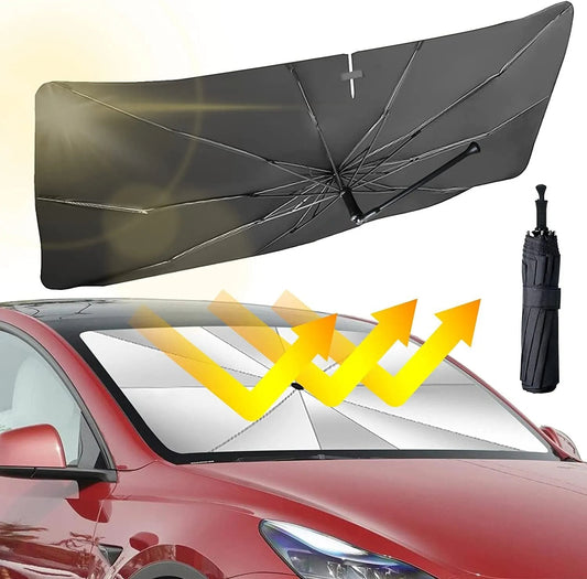Protect Your Car From The Heat?Foldable Car Umbrella