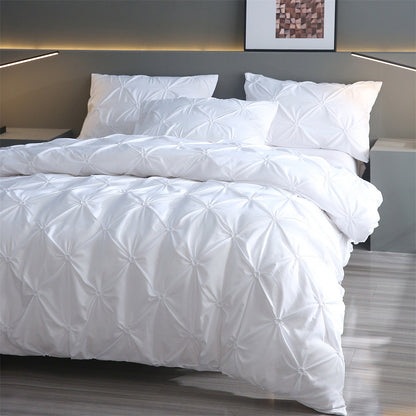 💗LAST DAY SALE 50% OFF⚡Bedsure Soft  Pintuck Comforter Set