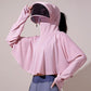 Ice Silk UV Protection Hooded Windbreaker Jacket[50 Times Sun Protection]