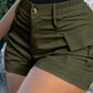Women's High-Waisted Cargo Shorts