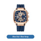 ⚡Hot Sale 50% Off⚡Multi Functional Waterproof Quartz Men's Square Watch Silicone Tape