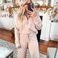 💝BLACK FRIDAY PROMOTION 50% OFF!!🎀Women's 2 Piece Casual Outfits Sweatsuit Set