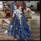 Two-piece Floral Printed Maxi Dress