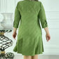 🔥2024 HOT SALE💃 Elegant Round Neck Print Dress