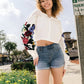 Judy Blue Pull On Denim Jegging Shorts (Buy 2 Free Shipping)