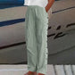 ☀️Spring Hot Sale 50% OFF!!🌿🌸Comfy Blue Striped Side Pocket Pants
