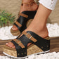🔥LAST DAY PROMOTION - 50%OFF🔥Cutout Platform Wedge Sandals