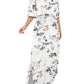 ⏰Last Day Sale 50% OFF💃Women's Off-Shoulder Ruffled Side-Slit Maxi Dress with Pockets ✨