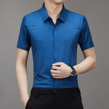 Men's ice silk business shirt