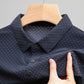 Men's Breathable Business Ice Silk Short-sleeved T-shirt for Summer