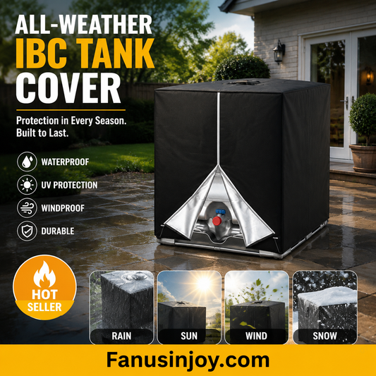 ⏳Time-Limited Special⏰Safeguard Your Water Quality! 💦 Waterproof Outdoor IBC Tote Cover – Heavy-Duty, UV-Resistant & All-Weather Protection ✨
