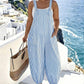 Women's Casual Patchwork Overalls Jumpsuit