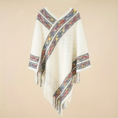 Women's Retro Pullover Tassel Shawl🌟FREE SHIPPING