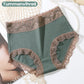 High-Waisted Cotton Lace Panties for Women