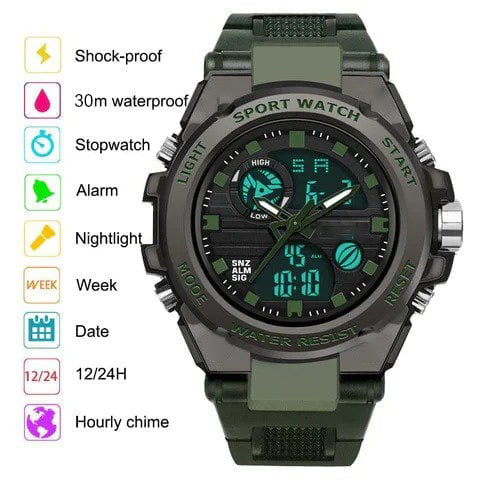 30m Waterproof Premium Men's Sports Watch