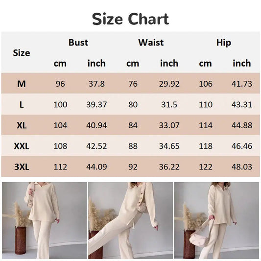🎉New product launch💐-- V-neck casual slit knitted two-piece set