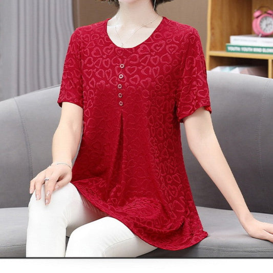 Women's Summer Loose Short Sleeve T-Shirt