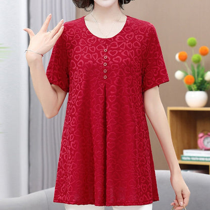 Women's Summer Loose Short Sleeve T-Shirt