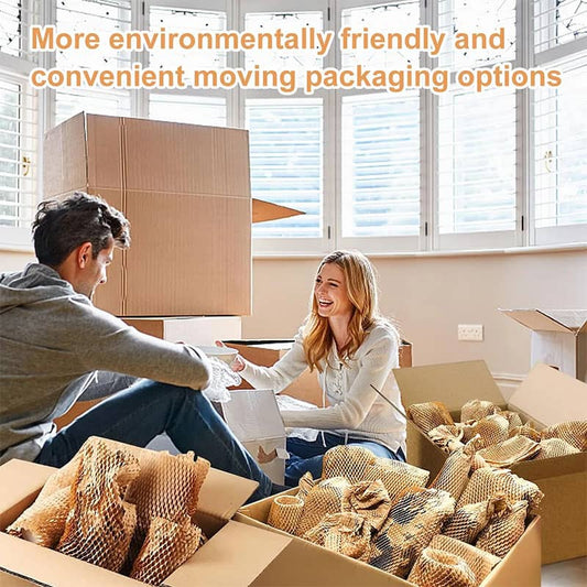 Biodegradable Bouquet Wrapping Gift Packing Honeycomb Kraft Paper