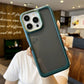 Carbon Fiber Frame Transparent Phone Case for iPhone Series