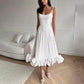 Women’s Fashionable Halter Large Swing Hem A-line Dress