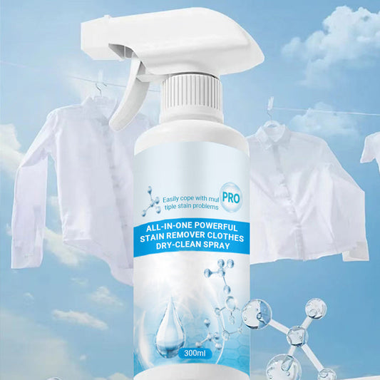 [Practical Gift]🎁—All-in-One Powerful Stain Remover Clothes Dry-Clean Spray🥰